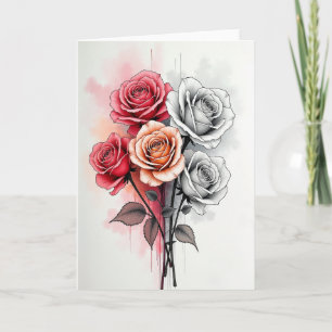 Roze Moederdagkaart Kaart