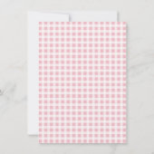 Roze moedergans en Gosling Baby shower Kaart (Achterkant)