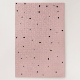 Roze moeilijk op te lossen legpuzzel