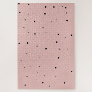 Roze moeilijk op te lossen legpuzzel