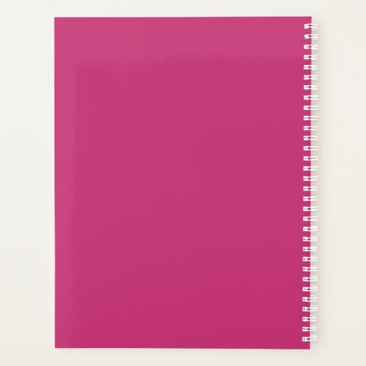 Roze mogelijk met de Bijbelversie van God Script Planner (Achterkant)