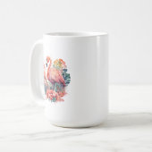 Roze Mok Flamingo (Voorkant links)