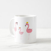 Roze Mok Flamingo (Voorkant links)