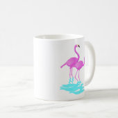 Roze Mok Flamingo (Voorkant rechts)