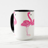 Roze mok Flamingo koffie (Voorkant links)