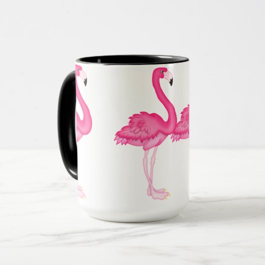Roze mok Flamingo koffie (Voorkant links)
