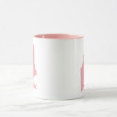 Roze mok in de vorm van de staat Maine (Midden)