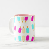 Roze mok met ijs (Voorkant links)