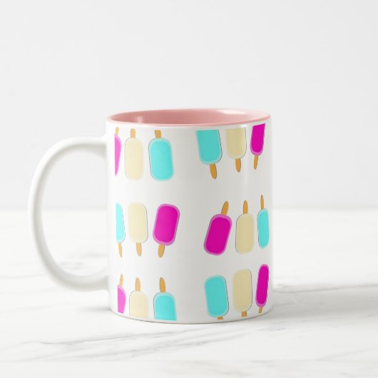 Roze mok met ijs (Links)