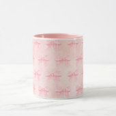 Roze mok met roze strikken (Midden)