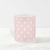 Roze Mok met witte pooldots (Voorkant links)