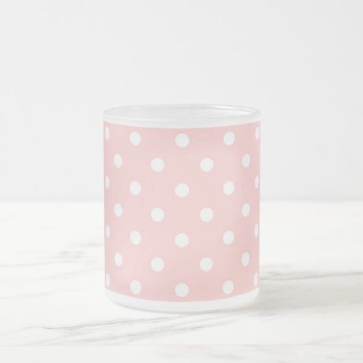 Roze Mok met witte pooldots (Center)
