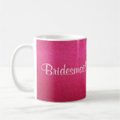 Roze Mok van de Bridesmaïde glitter (Links)