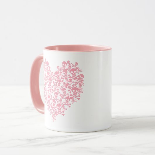 Roze Mok van de schedel (Voorkant links)