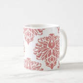 Roze Mok van Elegant Damask Coffee (Voorkant rechts)