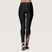 Roze Moluccan Cockatau Leggings (Achterkant)