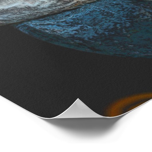 Roze Moluccan Cockatau Parrot Art Poster (Hoek)