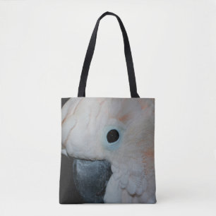 Roze Moluccan Cockatau Parrot Tote Bag