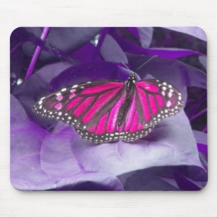Roze Monarch Butterfly Muismat