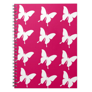 Roze monarchvlinder notitieboek