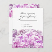 Roze monochromatische Bouquet van Florals Antwoord (Voorkant / Achterkant)