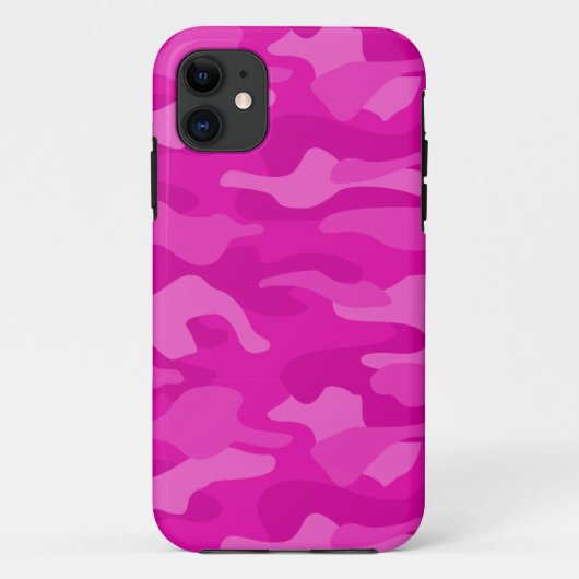 Roze monocolor Camo Case-Mate iPhone Case (Achterkant)