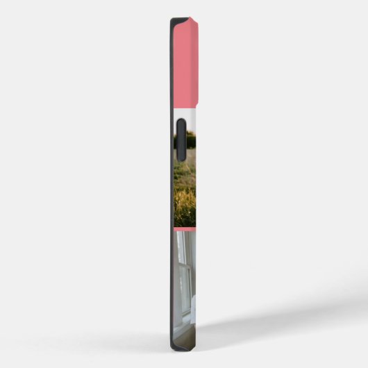 Roze Monogram 3 Fotocollage Case-Mate iPhone Case (Achterkant / Rechts)