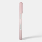  roze monogram en Jouw naam script bevestigen Case-Mate iPhone Case (Achterkant / Rechts)