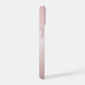  roze monogram en Jouw naam script bevestigen iPhone 15 Case (Rechterkant)