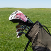 Roze Monogram Golfheadcover (Insitu)