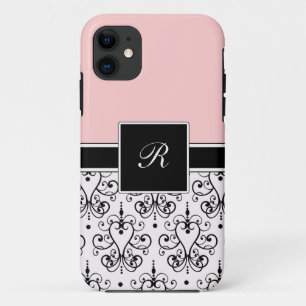 Roze Monogram iPhone-cases Case-Mate iPhone Case