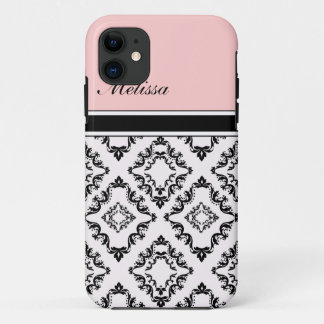 Roze Monogram iPhone-cases iPhone 11 Hoesje