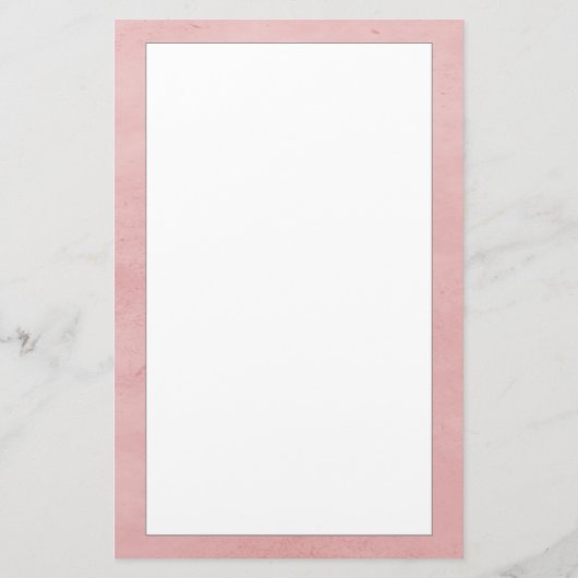 Roze monogram met schaarste briefpapier (Achterkant)