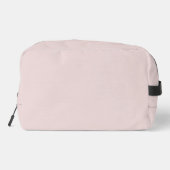 Roze Monogram Minimaal Moderne Reis Toilettasje (Achterkant)