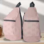 Roze Monogram Modern Patroon, Vrouwen Sling Bag<br><div class="desc">Introductie van de Pink Monogram Modern Pattern Women's Sling Bag, waar eenvoud samenkomt met moderniteit in een meisjesachtig, geavanceerd ontwerp. Gemaakt voor vrouwen die de elegantie van een monogram patroon in combinatie met de bruikbaarheid van een draagtas waarderen, is dit accessoire perfect voor verschillende gelegenheden, van een dag op de...</div>