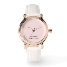 Roze Monogram Moderne Minimalistische Vrouwelijke
