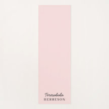 Roze Monogram Moderne Minimalistische Vrouwelijke