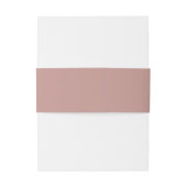 Roze Monogram Moderne Trouw Uitnodigingen Wikkel (Achterkant Voorbeeld)