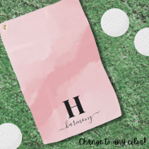 Roze Monogram Naam Initiaal