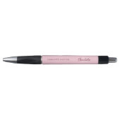 Roze monogram naam script pen (Voorkant)