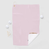 Roze Monogram Persoonlijk Ontwerp Aangepast Cadeau Golfhanddoek (Insitu)