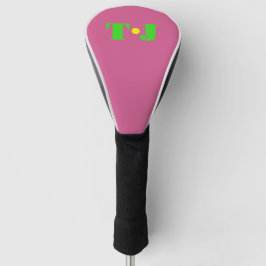 Roze Monogram Roze Golfheadcover