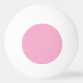 Roze Monogram Script Naam Dames Pingpongbal (Achterkant)