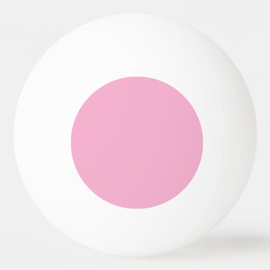 Roze Monogram Script Naam Dames Pingpongbal (Achterkant)