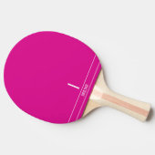 Roze Monogram Tafeltennisbat (Zijkant)