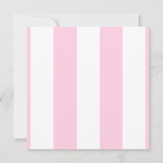 Roze Monogram Verrassingsverzoek Baby shower (Achterkant)