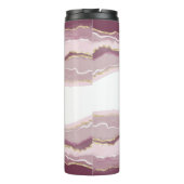 Roze monogrammen thermosbeker (Achterkant)