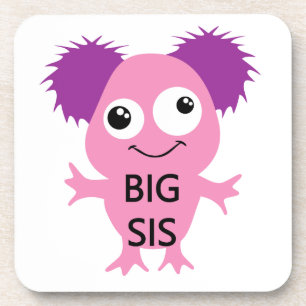 Roze Monster Big Sister Bier Onderzetter