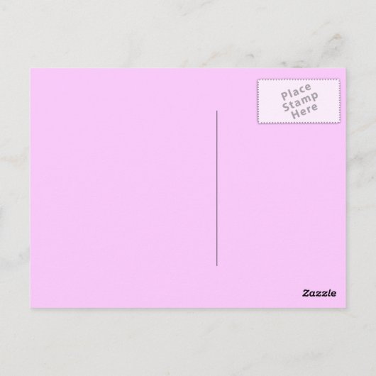 Roze Monster Big Sister Briefkaart (Achterkant)