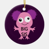 Roze Monster Big Sister Keramisch Ornament (Voorkant)